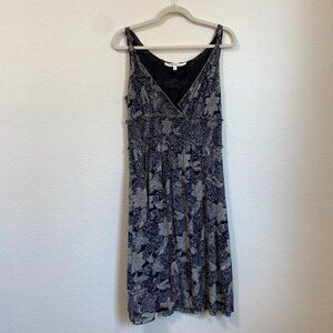 Vintage Studio M Y2K Mesh Smocked Waist Stretchy Dress